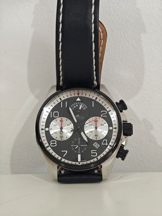 Reloj Lotus Cronógrafo Negro y Plata