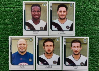 5 figurine Udinese Calciatori Panini 2005/06