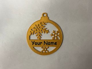 Adornos árbol Navidad personalizables (3 uds)