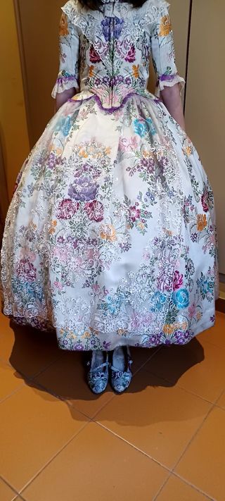 Traje de Fallera Multicolor Talla Única