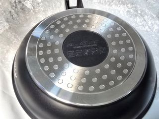 Tris padelle con coperchi A.M.C