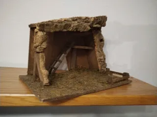 Portal de Belén rústico