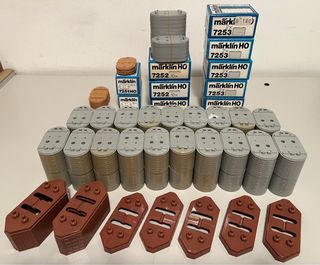 Pilares viaducto Märklín H0.