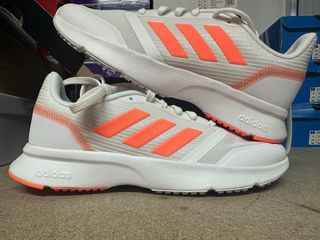 Adidas Nova Flow Mujer Blanco Naranja