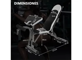 Banco de pesas ajustable