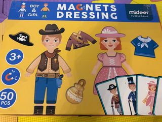 Juego Imanes Vestir Mideer Boy & Girl