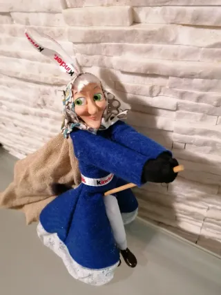 Befana con sacco porta cioccolatini