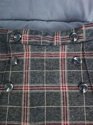 Saia Kiabi xadrez 8 anos