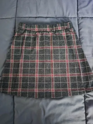 Saia Kiabi xadrez 8 anos