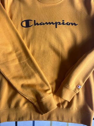 Sudadera Champion mostaza Talla L
