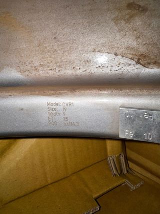 2 Llantas Concaver CVR1 19” Hybrid Forged Nuevas