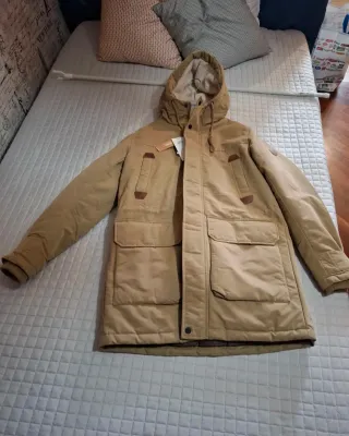 Bellissimo parka uomo beige