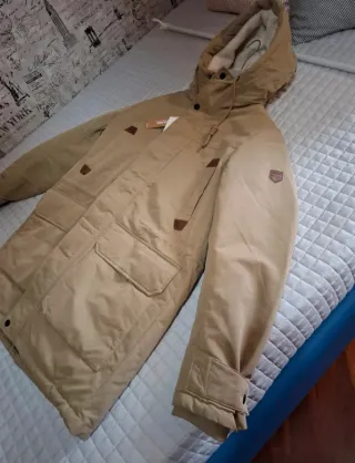 Bellissimo parka uomo beige