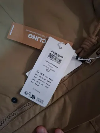 Bellissimo parka uomo beige