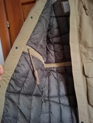 Bellissimo parka uomo beige