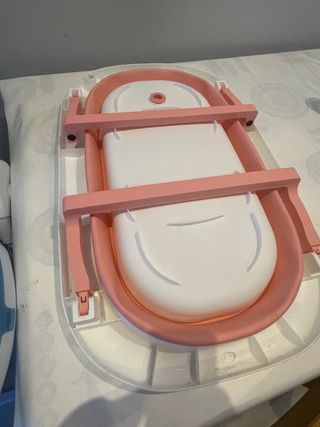 Bañera Plegable Bebé con Termómetro
