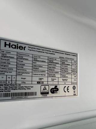 31.Frigorifico Haier Cajón Francés Cristal Nuevo!