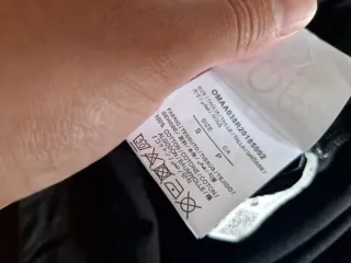 T-shirt Off-White nera taglia S