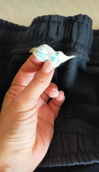 Pantalón jogger felpa negro