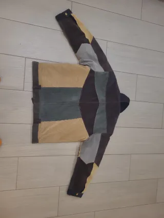 Chaqueta Carhartt Patchwork Beige y Marrón