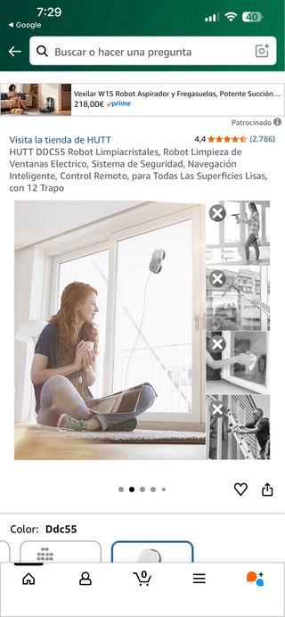 HUTT DDC55 Robot Limpiacristales