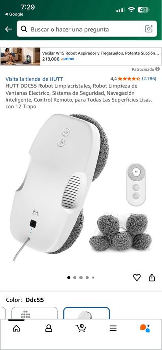 HUTT DDC55 Robot Limpiacristales