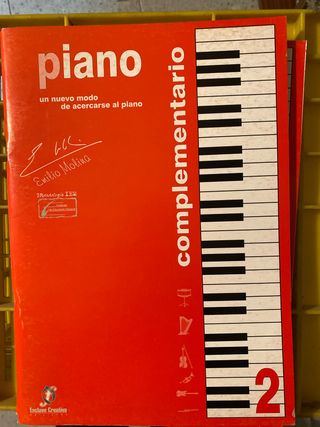 Libro Piano Complementario 2 Emilio Molina