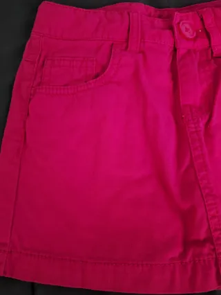 Saia Benetton 6/7 anos Rosa
