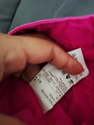 Saia Benetton 6/7 anos Rosa