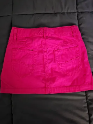 Saia Benetton 6/7 anos Rosa