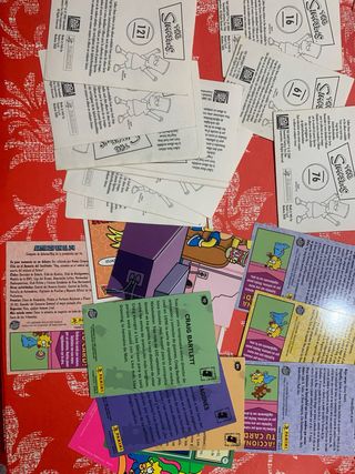 Lote cromos Los Simpsons