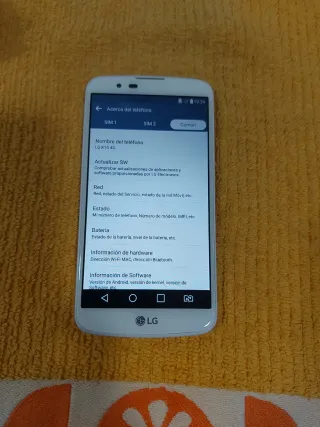 LG K10 Blanco