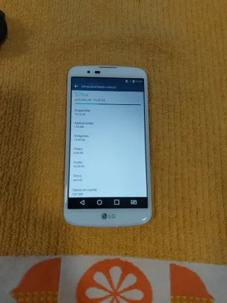 LG K10 Blanco