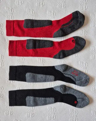 2 pares calcetines esquí talla 27-30