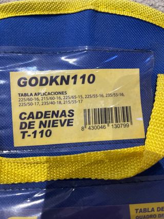 Cadenas de Nieve Goodyear T-110