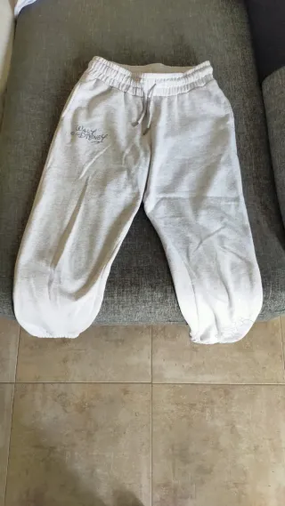 Pantalón jogger Mickey felpa gris