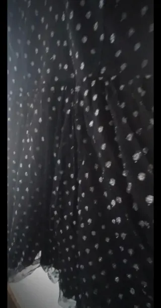 Vestido Negro Green Coast Lunares