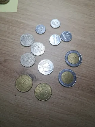 Lote 12 monedas Liras Italia