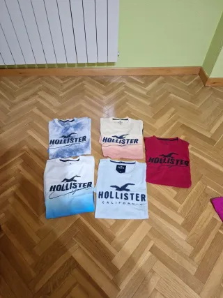 Pack 5 Camisetas Hollister de manga corta