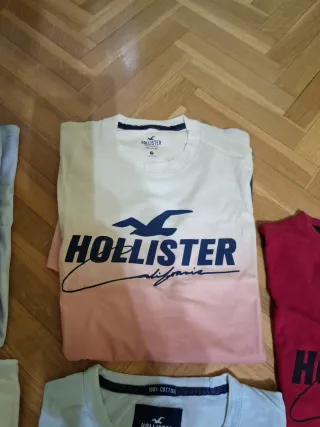Pack 5 Camisetas Hollister de manga corta