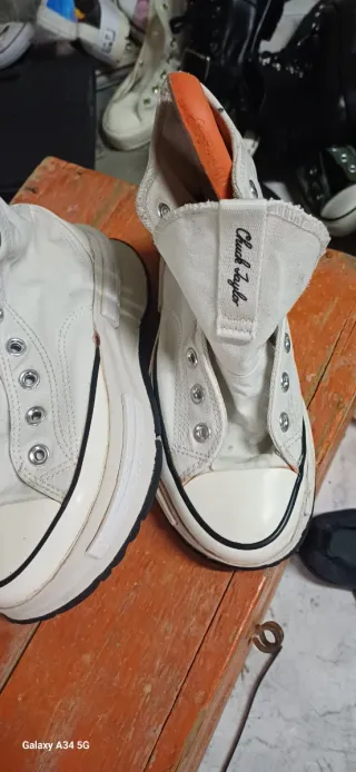 Converse Blancas Plataforma