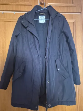 Abrigo Parka Pull&Bear Talla S Azul