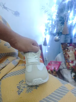 Zapatillas Retro Naranja Beige Talla