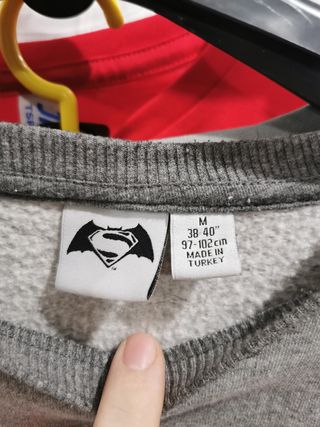 Sudadera DC Gris Estampada