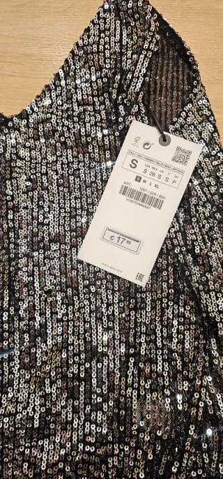 Body Zara lentejuelas. Talla S. Sin estrenar