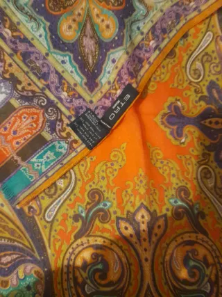 Pañuelo Etro Milano Paisley Seda