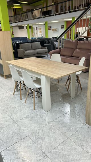 Mesa comedor extensible madera moderna NUEVA