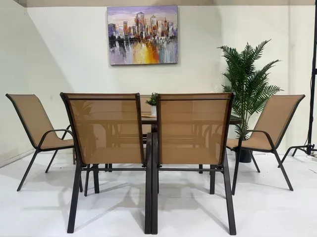 NUEVO! Mesa de Cristal Templado + 6 Sillas