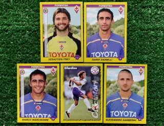 5 figurine Calciatori Panini 2009/10 Fiorentina