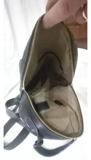 Zaino The Bridge in pelle nero